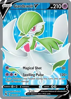 GARDEVOIR V 070/073 CHAMPION'S PATH POKEMON (FULL ART, NM) - Image 1