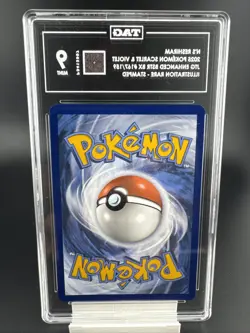 N's Reshiram 2025 Pokemon Scarlet Violet 167/159 Illustration Rare Stamped TAG 9 - Image 2