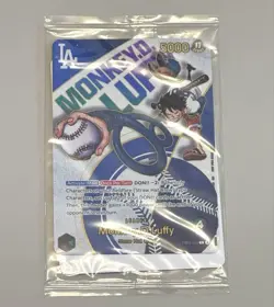Dodgers One Piece Luffy Trading Card & Straw Hat Set Limited Edition 2025 - Image 2