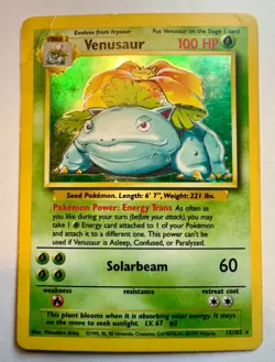Base Set Pokemon TCG Venusaur - Image 1