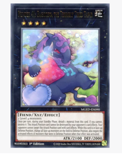 x3 Number 41: Bagooska the Terribly Tired Tapir MGED-EN090 Rare Yugioh - Image 1