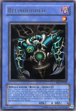 Yugioh! LP Relinquished - SRL-029 - Ultra Rare - Unlimited Edition Lightly Playe - Image 1