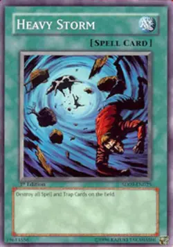 Yugioh! LP Heavy Storm SD09 - SD09-EN025 - Common - 1st Edition Lightly Played, - Image 1