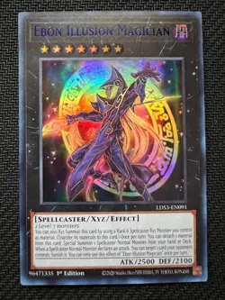 Ebon Illusion Magician (Blue) LDS3-EN091 Ultra Rare YuGiOh - Image 1