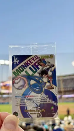 One Piece Dodgers Collaboration Card - Limited Edition Unused MLB Event Exclusi - Image 1