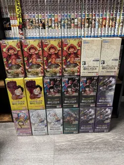 One Piece Card Game Box Set - Romance Dawn Premium Booster Opened Cards - Image 2