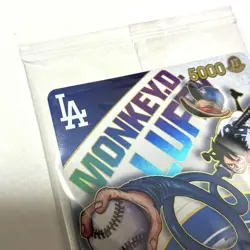 One Piece Dodgers Collaboration Hat & Monkey D. Luffy Card Set - Unused - Image 5