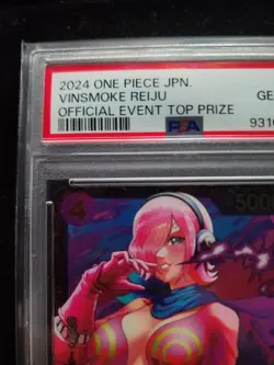 One Piece Card Game Vinsmoke Reiju Offline Event SR OP06-069 PSA 10 Japan - Image 3