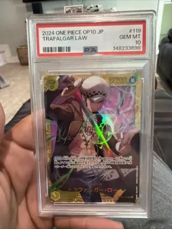 Trafalgar Law 119 One Piece Op10 Royal Blood One Piece Japanese PSA 10 - Image 1