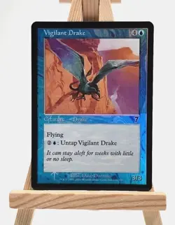 Vigilant Drake Seventh Edition (7ED) MTG 109/350 NICE FOIL!!!!! NM/EX - Image 1
