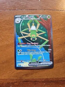 Spidops Ex Pokemon Card Full Art 243/198 Double Gold Star - Image 3