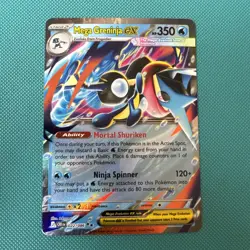 1x Pokemon TCG Mega Greninja Ex 22/86 Chaos Rising Double Rare - Image 1