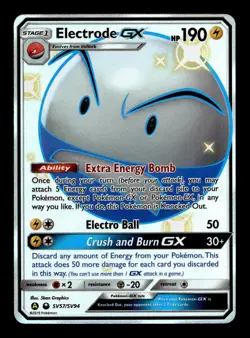 ELECTRODE GX SV57/SV94 SHINY GX RARE HIDDEN FATES SHINY VAULT POKEMON NM - Image 2