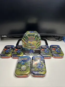 Pokemon TCG - Ascended Heroes Mini Tin Art Set NEW Lot Of 6 + Xerneas Tin - Image 1