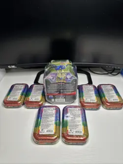 Pokemon TCG - Ascended Heroes Mini Tin Art Set NEW Lot Of 6 + Xerneas Tin - Image 2