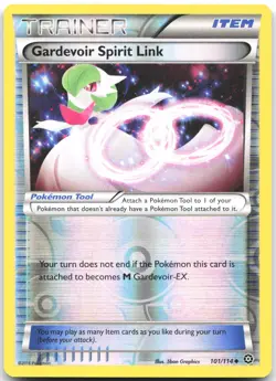 Gardevoir Spirit Link 101/114 Uncommon Steam Siege Pokemon Reverse Holo NM - Image 1