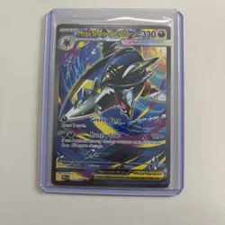 Mega Sharpedo ex 127/094 SIR, Phantasmal Flames, Full Art Rare Holo, Pokemon TCG - Image 2