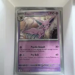 Espeon 033/131 HOLO Prismatic Evolutions - Pokemon TCG Mint Condition - Image 1