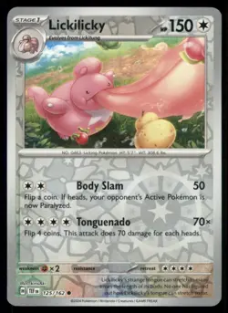 Lickilicky 125/162 Common SV05: Temporal Forces Pokemon Reverse Holofoil NM - Image 1