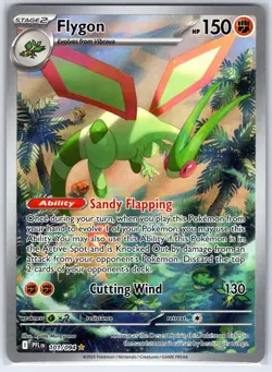 Flygon 101/094 Illustration Rare Phantasmal Flames Pokemon Holo Near Mint - Image 1