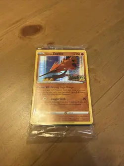 POKEMON GALARIAN ZAPDOS SEALED PRERELEASE PROMO SWSH124 EVOLVING SKIES - Image 1