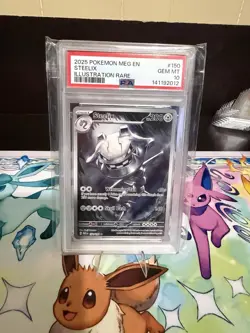 2025 Pokemon MEG EN Illustration Rare #150 Steelix PSA 10 GEM MINT - Image 1