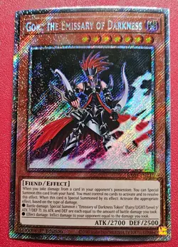1x Yu-Gi-Oh! Gorz The Emissary Of Darkness - RA03-EN230 - Plat - 1st Ed - NM - Image 1