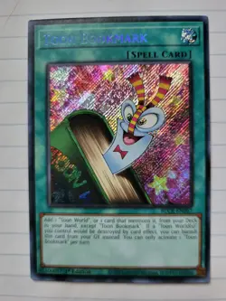 Yugioh Toon Bookmark BLCR-EN067 Battles of Legend: Crystal Revenge Secret 1st NM - Image 1