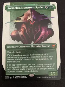 MtG - Vorinclex, Monstrous Raider - Concept Praetor - 406 - Kaldheim - English - Image 1