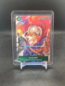 Inuarashi OP01-034 Box Topper Pre-Errata One Piece TCG Foil Romance Dawn English - Image 1