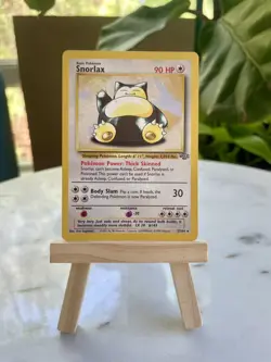Pokemon TCG Snorlax Jungle Card 27/64 Non Holo, vintage 1999, light play (LP) - Image 1