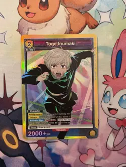 Union Arena Jujutsu Kaisen Toge Inumaki UE03BT/JJK-1-005 SR Foil Card - Image 1