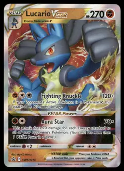Pokemon Cards Lucario VSTAR SWSH214 Sword & Shield Promo Holo Promo LP - Image 1