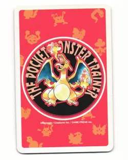 Slowpoke No. 079 7 Of Hearts 1996 Pocket Monster Poker Card Pokemon Japanese HP - Image 2