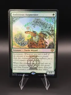 MTG Ambitious Augmenter 140 Secrets of Strixhaven NM Foil - Image 1