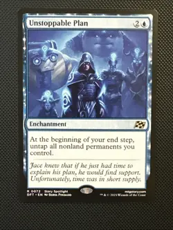 Unstoppable Plan Aetherdrift DFT #72 NM/M MTG Magic Unplayed - Image 1
