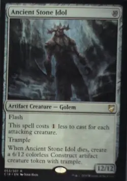 Ancient Stone Idol - Commander 2018: #53, Magic: The Gathering Nm R154 - Image 1