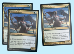 3x Kiora's Follower, 2x Mystery 1x Born Of the Gods, NM, Magic the Gathering MTG - Image 1