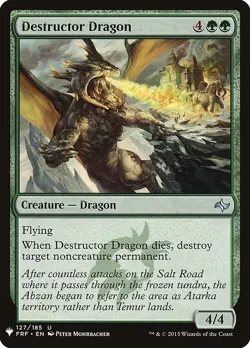 [MTG] Destructor Dragon (FRF-127) (PLST) NM - Image 1