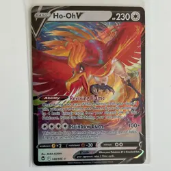 The Pokemon Company Ho-Oh V 140/195 Silver Tempest Ultra Rare Full Art Holo EN - Image 1