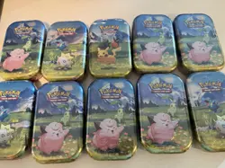 Pokemon TCG Mega Evolution Ascended Heroes Mini Tin - Lot of 10 -Factory Sealed - Image 1