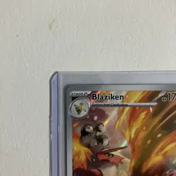 Pokemon Destined Rivals Blaziken IR Illustration Rare 192/182 - Image 4
