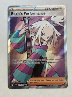 Roxies Performance 112/086 Chaos Rising Ultra Rare Full Art Pokemon TCG NM - Image 1