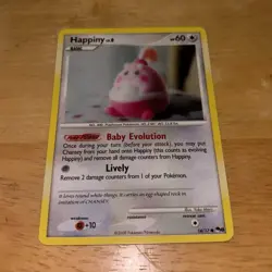 Pokemon TCG The Pokemon Company Happiny 014/017 Pop Series 8 Holo Common 60HP - Image 1