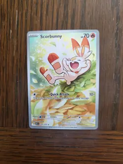 ✨ Pokemon Scorbunny – ASC EN 225/217 – Basic – 70 HP – 10+ Attack – 2026 ✨ - Image 1