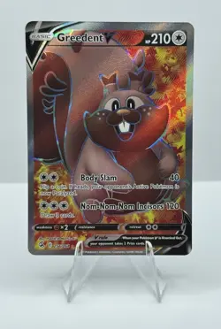 Greedent V #256/264 - Fusion Strike - Ultra Rare Pokemon TCG NM - Image 1