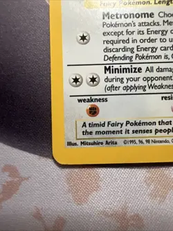 Clefable 5/130 Pokemon Base Set 2 Holo Rare LP/NM - Image 3
