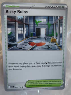Risky Ruins 127/132 ME01 Mega Evolution Near Mint Pokemon - Image 1