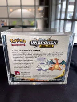Pokemon TCG Sun & Moon Unbroken Bonds Booster Box Sealed In Acrylic Box CLEAN! 820650815478 - Image 4