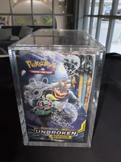 Pokemon TCG Sun & Moon Unbroken Bonds Booster Box Sealed In Acrylic Box CLEAN! 820650815478 - Image 5